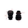 Tapón interior de PE para tubo, tapón antideslizante para muebles, mesa y silla, cubierta antipolvo sellante, tapón anti-cuerpos extraños, tapa para tubo, tapón de PE de dos hojas para tubo