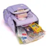 Nuevo Modelo Mochila Escolar Temática del Espacio para Grados 4-6, Gran Capacidad, Mochila Infantil Ligera, Mochila Escolar Transfronteriza de Peluche de Dibujos Animados para Estudiantes