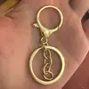 Llavero con cierre de langosta electrochapado, accesorio de llavero de metal, cierre de resorte para bolso, hebilla colgante de hardware para bolso, colgante decorativo