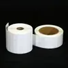 Papel Sintético Etiqueta Autoadhesiva Impresión de Código de Barras PP Etiqueta Impermeable Larga Duración en Blanco Número de Producto Etiqueta en Rollo