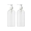 Nuevo Stock Botella de Plástico de 500ml para Gel de Ducha, Acondicionador, Loción, Desinfectante de Manos, Loción Corporal, Lavado, Cuidado, Botella Vacía Recargable