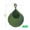 Bolsa de Malla para Frutas Tejida a Mano, Bolsa de Malla Tapiz, Tipo Gota de Nido de Pájaro Estilo Ins Bolsa de Malla para Almacenamiento Colgante de Frutas y Verduras