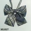 Estilo Japonés jk Corbata Mujer Talla Única Perezoso Preppy Estilo Camisa Uniforme Accesorios Uniforme Estudiante Cuadros Pareja Masculina Mismo Estilo