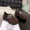 Couro Macio Aumento Interno de Altura Solado Grosso Estampa de Leopardo Birkenstock Sapatos Femininos 2026 Outono Novo Estilo Podem Ser Usados Fora Slip-on Bico Fechado Loafers