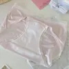 Calcinhas Femininas A390 Viscose Macia Bolinhas Pequenas Renda na Borda 10A Algodão Puro Forro Antibacteriano Laço Calcinhas Femininas