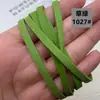 Materiais Artesanais Cordão de Couro Plano Cordão de Couro Sintético Cordão de Couro de Veado Tira de Couro Composto 4mm de Largura Veludo Coreano Couro de Lado Único