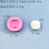 Molde de Silicona Cara Cara Cabeza Versión Q Hecho a Mano DIY Arcilla Suave Arcilla Ultraligera Yeso Vela Molde Fácil de Desmoldar