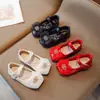 Zapatos para Niña 2026 Estilo Nuevo Moda Bebé Bailarinas de Princesa Suela Suave Primavera y Otoño Estilo Coreano Zapatos para Niña Zapatos Pequeños de Piel para Niños