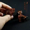 Talla de Madera de Azufaifo Golpeada por un Rayo para Atraer Riqueza, Pixiu, Accesorios DIY, Escritorio de Oficina en Casa, Artesanías de Madera, Adornos Pequeños, Joyería