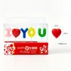 Velas de Colores con Forma de Letras Inglesas 'I Love You' para el Día de San Valentín, Pedida de Mano, Declaración, Cumpleaños - Venta al por Mayor