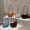 2025 nuevo bolso de hombro brillante de PU estilo extranjero personalidad Joker viento transfronterizo bolso de axila de verano una generación de bolso de mujer