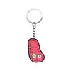 Llavero Colgante para Cuidado de la Salud, Llavero de Goma Suave de PVC, Decoración para Mochila, Hebilla Decorativa DIY, Regalo Transfronterizo, Venta al por Mayor