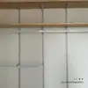 Soporte de Exhibición de Columna Aa con Columna de Escalera Lateral Colgante, Accesorios para Exhibidor de Ropa, Barra Colgante en Forma de U Multicapa Ajustable para Ropa de Niños