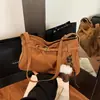 Hebilla estilo retro transfronteriza, cuero suave, gran capacidad, bandolera individual, bolso cruzado, bolso de mano versátil para el día a día