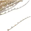 Relleno de Oro de 14K Cristal de Color Duradero Piedra Preciosa Banda Biselada Colgante Hecho a Mano DIY Patrón de Jade Alambre de Envoltura Hueca Material