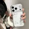 Divertidos stickers de dibujos animados estilo japonés, estrellas, conejito, ángel 3D, compatibles con iPhone 17 Pro, funda para teléfono estilo dulce y genial