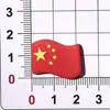 Bandera roja del Día Nacional estrella de cinco puntas pegamento cremoso materiales para manualidades DIY decoración de funda de teléfono pasador accesorios de resina