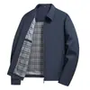 Chaqueta Ejecutiva de Negocios para Hombre Estilo Old Money Modelo Nuevo Primavera/Otoño 2026 Cuello Solapa Color Sólido Casual Abrigo Versátil