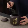 Fabricante Original Roxo Areia Recipiente para Chá Recipiente Selado Recipiente de Armazenamento de Chá Caixa de Embalagem de Chá para Presente Caixa de Presente Vazia Armazém de Chá À Prova de Umidade