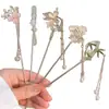 Grampos de Cabelo Infantis, Novos Grampos de Cabelo Estilo Chinês, Acessórios de Saia Face de Cavalo Estilo Antigo, Ornamentos de Cabelo Hanfu de Alta Qualidade para Meninas, Grampos de Cabelo