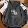 Sudadera con capucha para hombre de marca moderna estilo americano, ropa con capucha engrosada nueva para otoño/invierno 2025, chaqueta versátil holgada y elegante para hombre