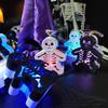 Decoración de Halloween Lámpara de Fantasma Utilería de Diseño de Ambiente de Terror Lámpara de Calavera Lámpara de Vela LED Lámpara de Calabaza