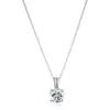 Collar Redondo Nuevo Transfronterizo Europeo y Americano Colgante de Piedra Natal Joyería Simple y de Moda para Cumpleaños de Amigos