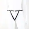 Equipo de Bondage Erótico de Cuero para Mujeres, Accesorios Sexys, Productos Sm para Adultos, Venda para los Ojos, Mordaza, Pinzas para Pezones, Disfraces de Performance