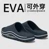 Pantuflas para Hombre Verano 2025 Nuevo Estilo Interior Hogar Antideslizante Antiolor Sandalias de Suela Gruesa para Hombre para Usar Afuera