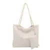 2026 Nueva Moda Bolso de Hombro de Lona para Oficinistas, Bolso Tote Sencillo y Elegante de Moda, Bolso de Mano Grande