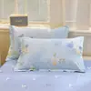 2024 Funda de Almohada Algodón Puro Funda de Almohada Toda de Algodón Funda para Relleno de Almohada del Hogar Paquete Doble Fabricante de Nantong Venta al Por Mayor Amigable para Dormir Extraíble y Lavable