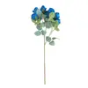 7 pequenas flores artificiais de rosa de neve, flores de seda, flores artificiais, plantas verdes, decoração de casa, materiais populares para decoração de fundo de fotos