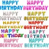 Globo de feliz cumpleaños ordinario con letras versión americana de 16 pulgadas set de globos de aluminio para bebé feliz cumpleaños