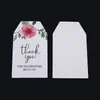 Etiquetas Minimalistas Estilo Ins, Exquisitas Etiquetas Decorativas para Regalos, Patrones Florales, Etiquetas de Agradecimiento Minimalistas para Floristería