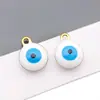 Acero Inoxidable que Conserva el Color Agujero Único Estrella de Cinco Puntas Ojo que Gotea Aceite Estrella Colgante Colgante Pulsera DIY Collar Accesorios de Joyería