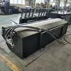 Compactador vibratório para minicarregadeira, acessório de compactação de estrada com roda de aço de troca rápida, equipamento municipal de compactação de valas