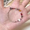 "Loto Duobao" Explosiones en Little Red Book Nuevo Estilo Chino Pulsera de Loto Duobao y Mariposa Tejida Exquisita Pulsera de Lujo Ligero