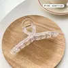 Pinza de Garra Extra Grande Esmerilada Simple para Mujeres Peinado de la Parte Trasera del Cabello Pinza para el Cabello Tacto de Alta Gama Pinza de Tiburón Pasador Accesorios para el Cabello Venta al por Mayor