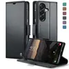 Adecuado para Samsung A57 Funda Antirrobo para Teléfono Móvil, Galaxy A27 Funda de Cuero con Tarjetero Plegable RFID, A37 Funda Protectora