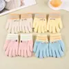 Guantes de Invierno para Bebé Niños Cinco Dedos Dedos Separados Lindos de Niña de Niño Infantiles Engrosados 1-3 Años 2 Cálidos