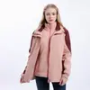 Roupas de assalto de inverno macacão masculino homens podem imprimir logotipo empresa de logística uniforme acolchoado com veludo roupa de casal