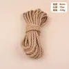 Fabricante Venda Quente Corda de Cânhamo Corda de Juta Artesanal DIY Estrutura de Escalada para Gatos Amarração Bondage Corda de Cânhamo Natural 10m Retrô Atacado