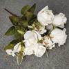 11 Capullos de rosa polacos hogar boda fotografía simulación ramo de rosas Pared DIY flores falsas al por mayor