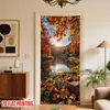 Cubierta de Puerta Otoño 2026 Transfronteriza Cosecha de Otoño Calabaza Girasol Atmósfera Festiva Fondo Decorativo Pancarta Exterior