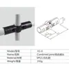 Conector de Tubo Lean Hastes de Fio Prateleiras Podem Ser Montados Livremente com Conectores Acessórios