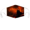 Máscara de Halloween 3D com Impressão Digital de Algodão à Prova de Poeira, Venda Quente Transfronteiriça, Máscara Universal Personalizada para Adultos e Crianças