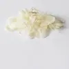 Estilo Mori Atmósfera Flor de Gasa Pinza Dulce Chica Suave Elegante Pinza para el Cabello Versátil Pinza de Tiburón