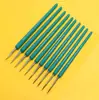 Al por mayor transfronterizo Pincel delineador pelo de lobo G130 acuarela pelo suave pintura al óleo extrafino ultra-fino pincel pintado a mano pincel para delinear bordes