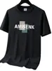 Camiseta de manga corta transfronteriza para hombre, nuevo modelo 2026, camiseta de cuello redondo, corte holgado, moderna y versátil, camiseta básica de moda para Instagram