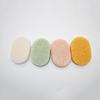 Esponja de konjac oval para lavar o rosto esfoliante algodão facial faixa corda